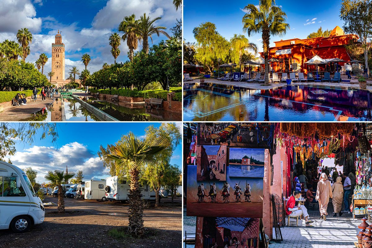 Motorhome in Marrakech: where to park and how to visit the Imperial City